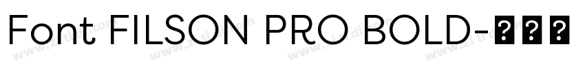Font FILSON PRO BOLD字体转换 Font FILSON PRO BOLD字体转换